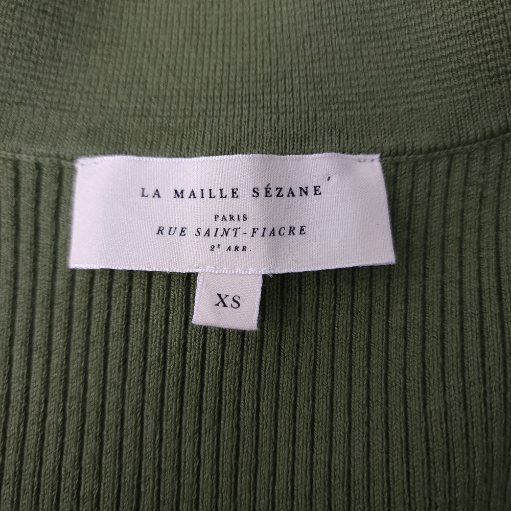 Sezane Eloy Retro Vneck Sweater - Picture 6 of 11